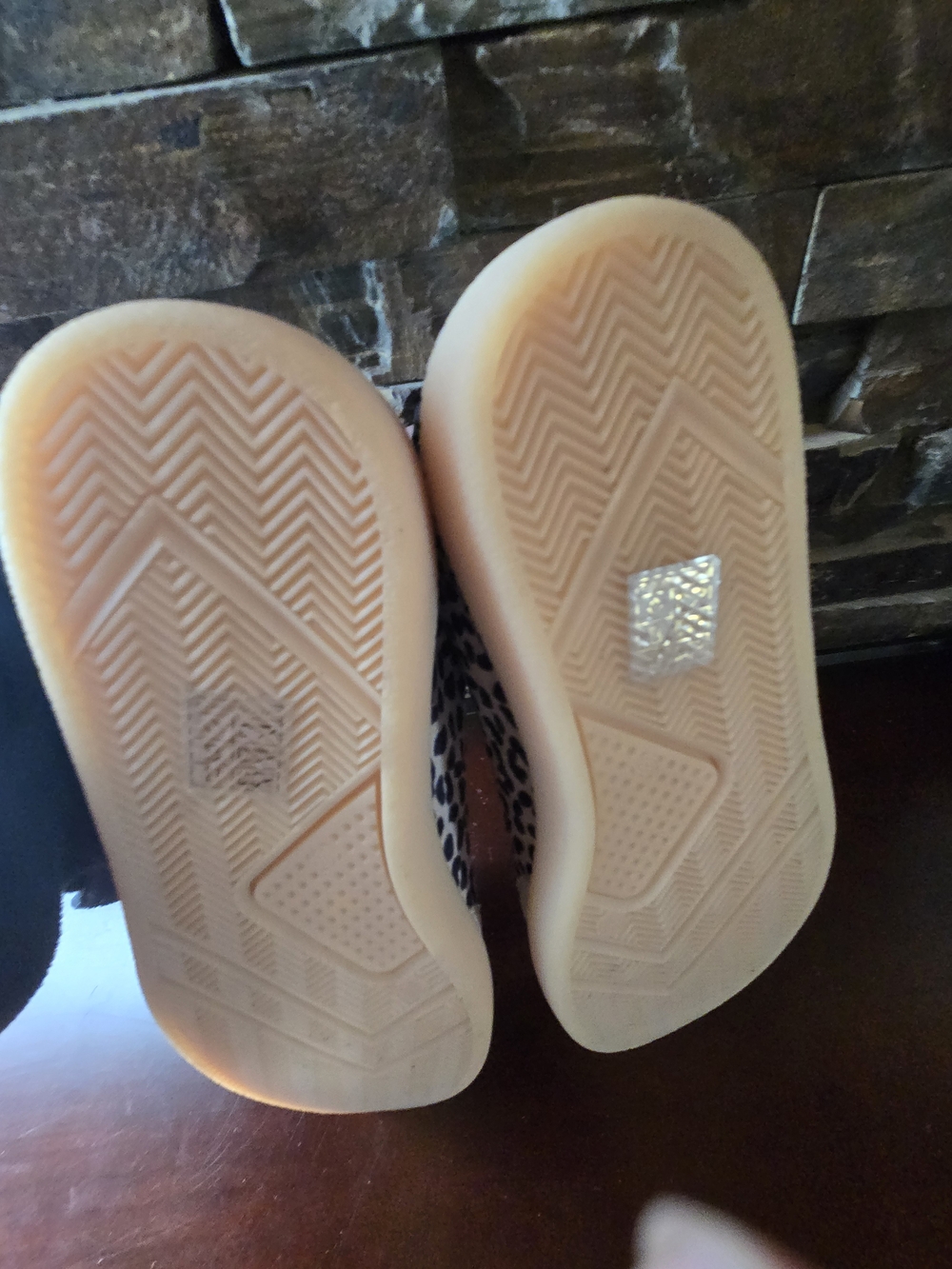 Biza Neutral Leopard-Print Suede Casual Sneakers - Picture 6 of 6